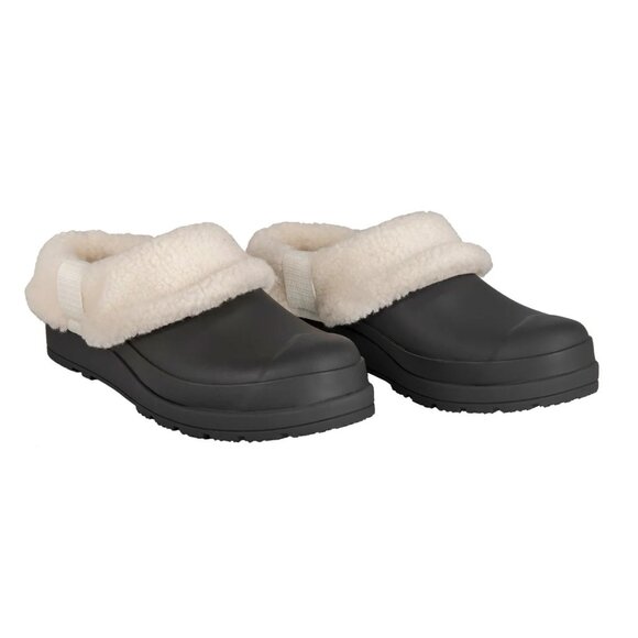 Hunter 8 Women Play Insulated Sherpa Clogs Waterproof Rubber Slip-on Winter Shoe - Picture 15 of 16